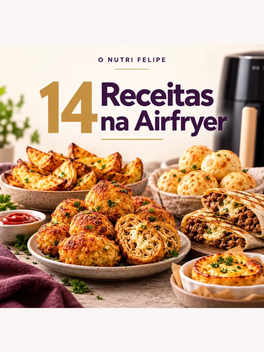 Capa do ebook 14 Receitas na Airfryer